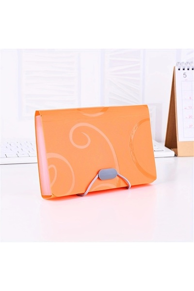 Choice3 Yellow A6 Multi-layer 13 Grids Expanding Wallet File Folder Buckle Or...