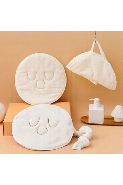 SİNKA Towel Face Mask Steam Moisturizing Facial Care Mask Reusable Soft