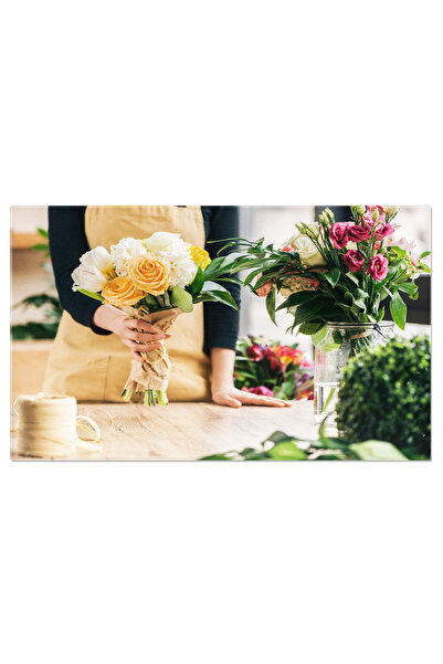 StoryGift Romania Tablou Canvas: Aranjament Floral In Atelier - Buchet, Prosp...