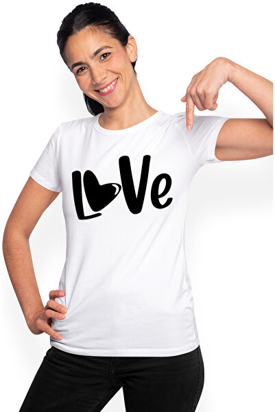 StoryGift Romania Tricou Femei Pentru Persoanele Indragostite Cu Textul "love...