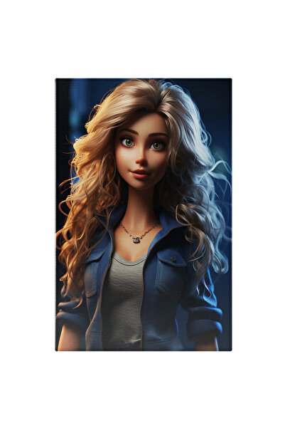 StoryGift Romania Tablou Canvas 90 x 60CM in stil Elsa din frozen , Frumusete, Blond, , Costum,,STG