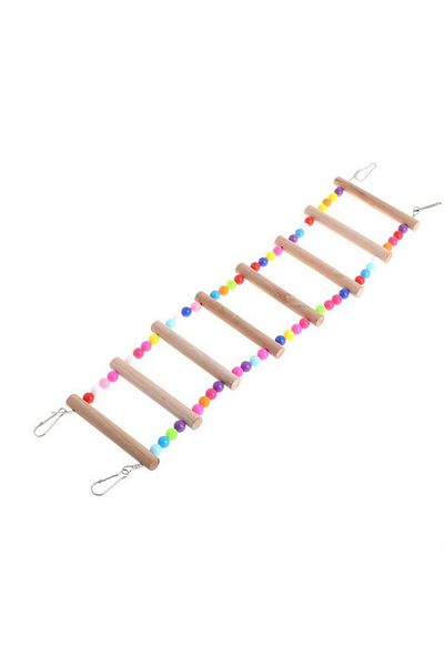 KidLe Parrot Bird Climbing Ladder Pet Ladder Bird Cage Accessories Assorted