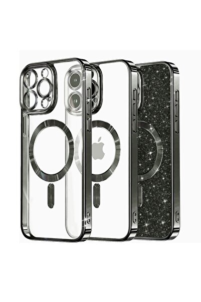 SKYDDAR INNOVATION Husă pentru iPhone 15 Pro, sclipici de lux, antișoc, spate...
