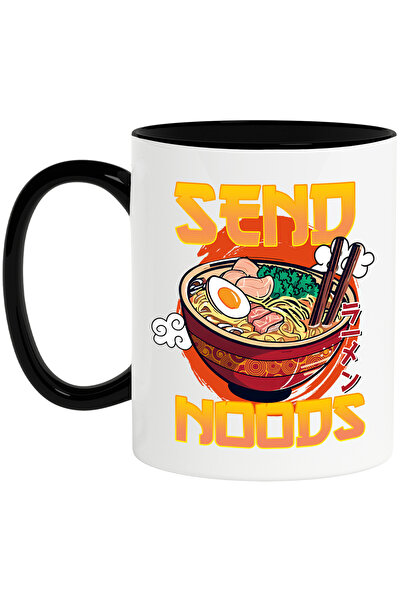 StoryGift Romania Cana Cu Mesajul "send Noods", Ilustratie, Mancare, Supa, Ja...