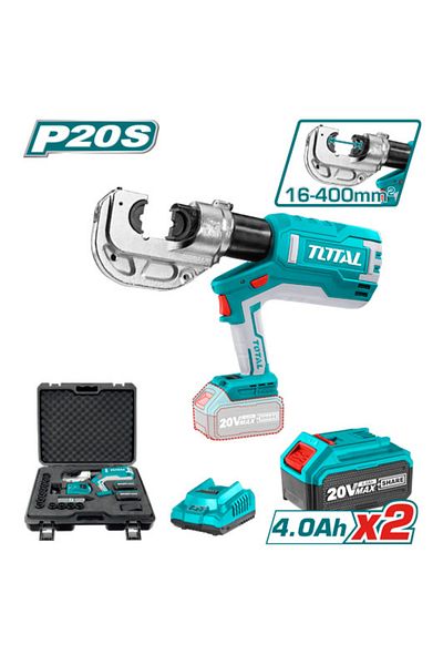 TOTAL 20v 42mm battery hydraulic press