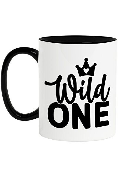 StoryGift Romania Cana Cu O Coroana Regala Si Textul In Engleza "wild One" - ...