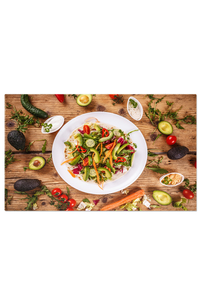 StoryGift Romania Tablou Canvas - Tortilla Verde Cu Legume Proaspete: Tortill...