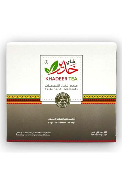 KHADEER Khadir English Breakfast Tea 100 Threads Pack of 3
