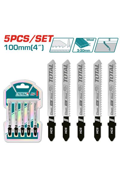 TOTAL 74mm ARC Saw Blade Set 5pcs/set