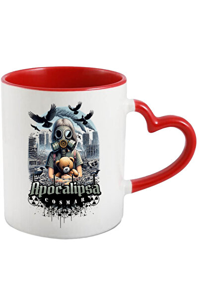 StoryGift Romania Cana Copil Cu Masca Si Ursulet De Plus Apocalipsa , 330ml, ...