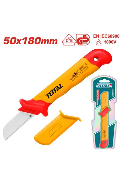TOTAL 50x180mm Insulated Cable Knife