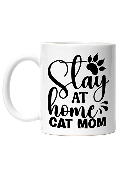StoryGift Romania Cana Cu Mesajul In Engleza "stay At Home, Cat Mom" - Ramai ...