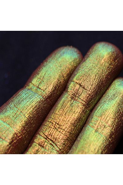 Kajol Beauty Pigment PK46 (green-copper-lime-turquoise) Multichrome for makeup KAJOL Beauty, 1g
