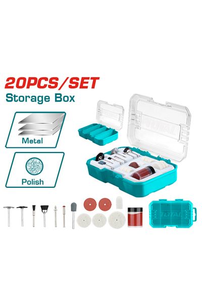TOTAL Flexible accessories kit 20pcs/set