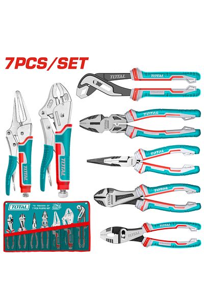 TOTAL 7pcs/set Canvas Bag Pliers Set