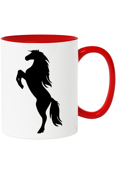 StoryGift Romania Cana Cu Un Cal Care S-a Ridicat Pe Picioarele Din Spate Cu ...