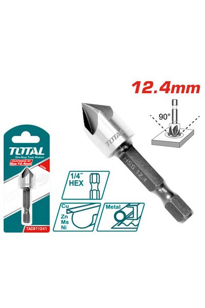 TOTAL 12.4mm metal drill bit