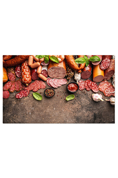 StoryGift Romania Tablou Canvas - Bucurii Culinare - Gustari Si Salamuri Fumate