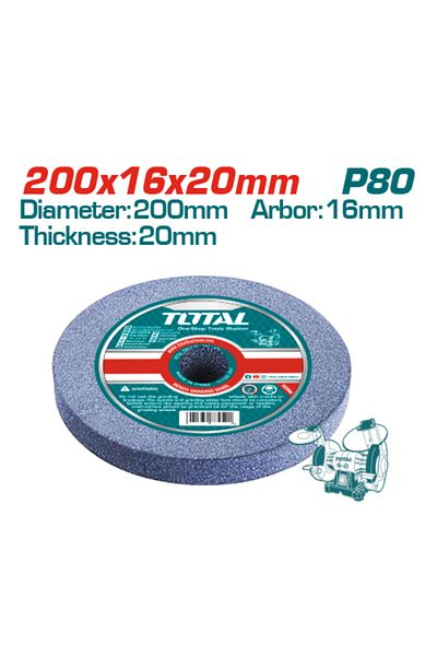 TOTAL 200x16x20mm P80 table grinding machine stone