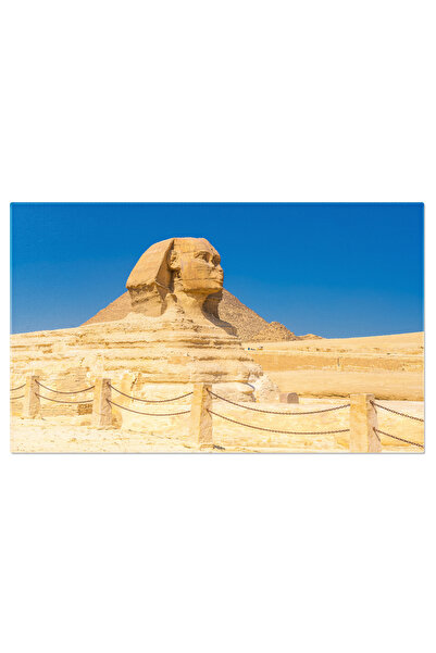 StoryGift Romania Tablou Canvas: Ruinele Piramidelor Si Sfinxului Din Giza