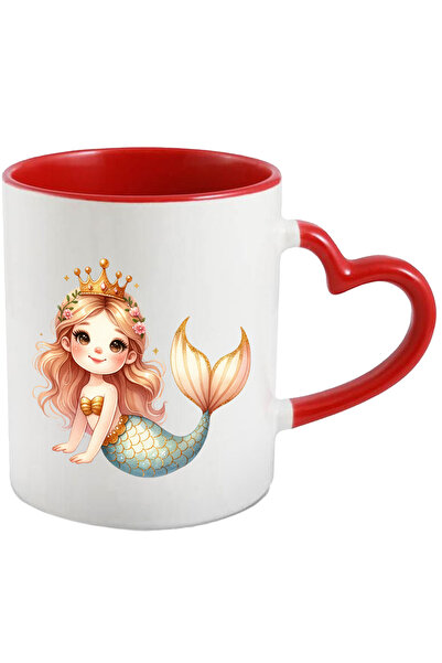 StoryGift Romania Cana Cu O Sirena Vesela | Ilustratie | Coronita Regala | Co...