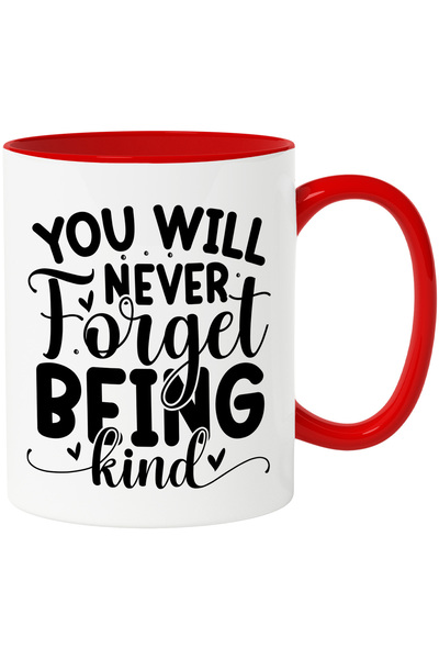 StoryGift Romania Mug With Hearts And The Text "You Will Never Forget To Be G...