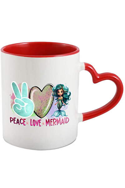 StoryGift Romania Cana Cu Mica Sirena Cu Mesajul "peace, Love, Mermaid", Basm...