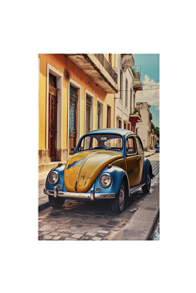 StoryGift Romania Tablou Canvas: Masina De Epoca - Pentru Colectionari Parcat...