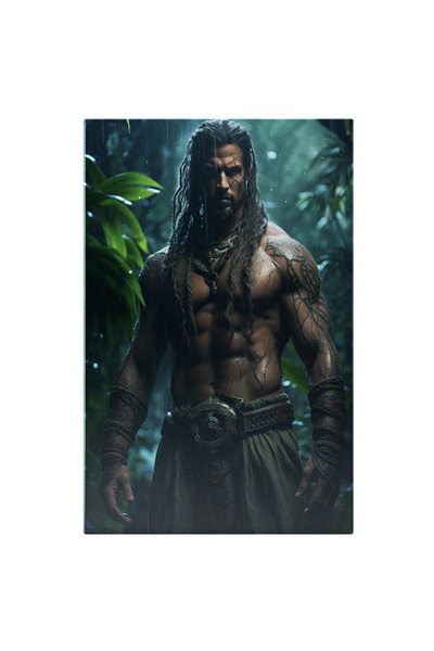 StoryGift Romania Tablou Canvas: Luptatorul Din Ploaie Cu Parul Lung Si Cu In...