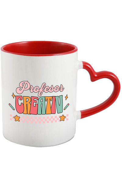 StoryGift Romania Cana Profesor Creativ Educatie Scoala Copii , 330ml, Cerami...