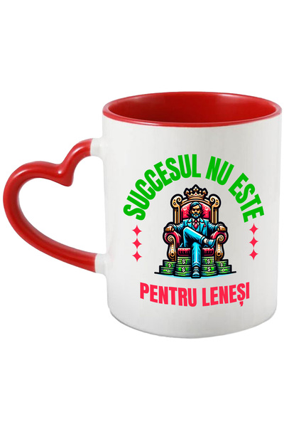 StoryGift Romania Cana Om Stand Pe Tron Succesul Nu Este Pentru Lenesi, 330ml...