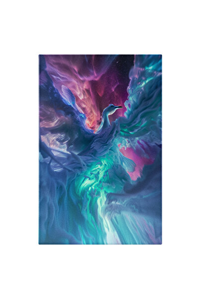 StoryGift Romania Tablou Canvas: Ilustrație Pasăre Din Umbre Colorate, Transl...