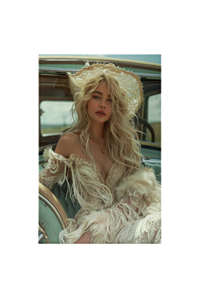 StoryGift Romania Tablou Canvas: Stilul Vintage Al Unei Femei Exprimat Prin H...