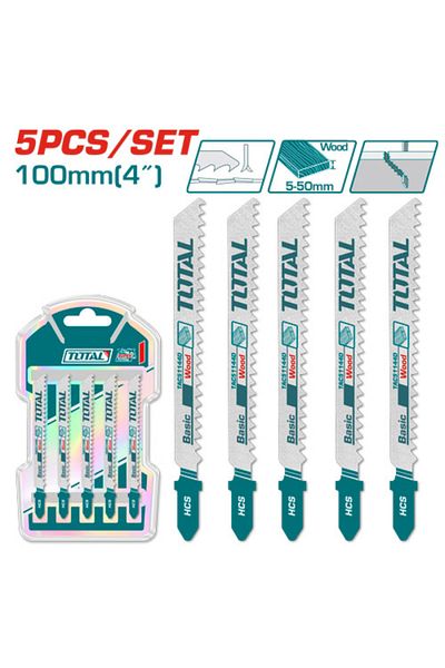 TOTAL 74mm ARC Saw Blade Set 5pcs/set