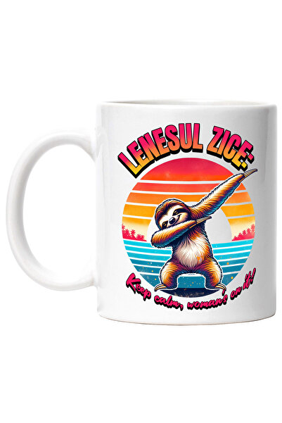 StoryGift Romania Cana Animal Lenes Vesel Text Haios Lenesul Zice Keep Calm W...