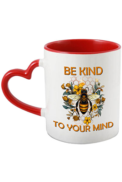 StoryGift Romania Cana Cu O Albina Cu Mesajul "be Kind To Your Mind", Ilustra...