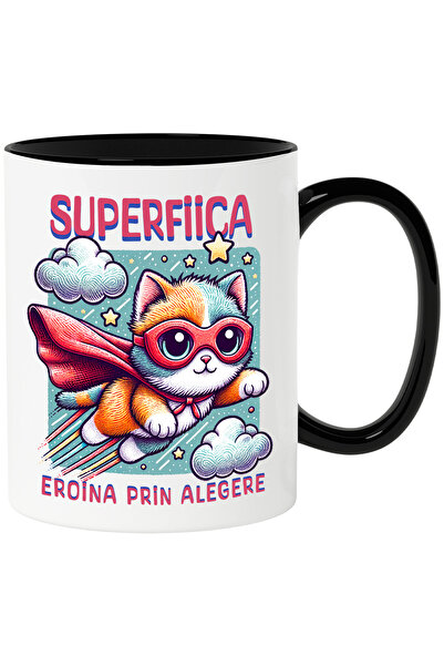 StoryGift Romania Cana Super Fiica, Supererou, Eroina Prin Alegere, 330ml, Ce...