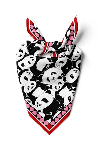 Vissona Μπαντάνα με μοτίβο Panda