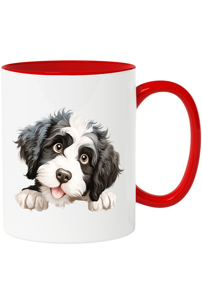 StoryGift Romania Cana Cu Un Caine Vesel | Ilustratie | Blanos | Alb Si Negru...