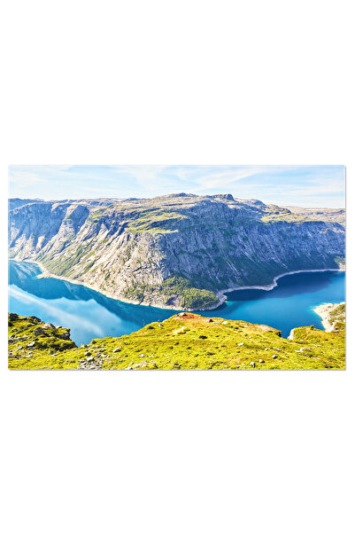 StoryGift Romania Tablou Canvas: Trolltunga In Norvegia - Formatiune Stancoas...