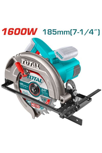 TOTAL قصاصة خشب دائرية 1600w 7-1/4"