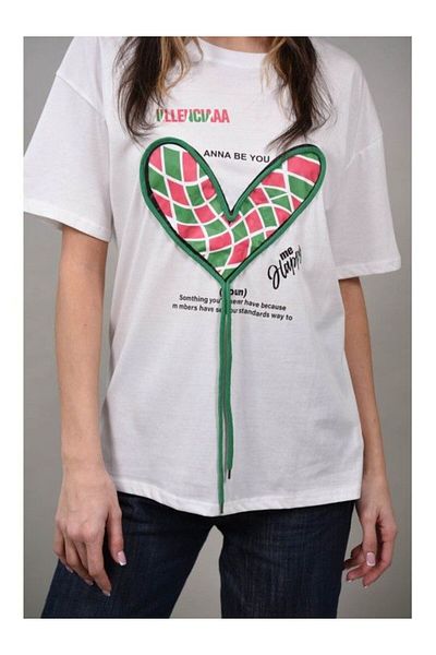 Cocco Rossa Me Happy Elysiana T-shirt White M-l