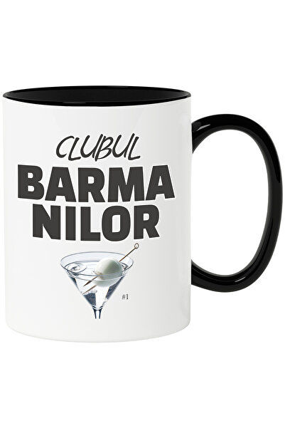 StoryGift Romania Cana Clubul Blor Cocktail Gin Tonic , 330ml, Ceramica Cu Ma...
