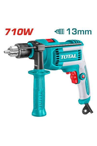 TOTAL 710W 13mm Vibrating Drill Chrome Head