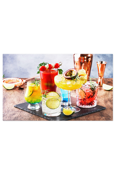 StoryGift Romania Tablou Canvas Cu Bauturi Alcoolice - Momentul Racoros Al Serii