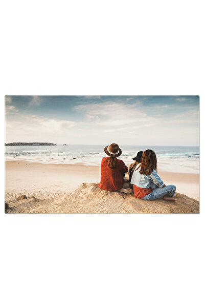 StoryGift Romania Tablou Canvas: Prietenie La Plaja - Vacanta, Fericire, Aven...