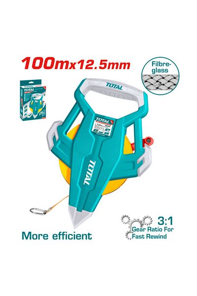 TOTAL Fiberglass Meter 100mx12.5mm
