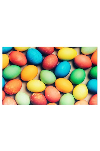 StoryGift Romania Tablou Canvas: Oua Colorate De Paste - Traditie, Sarbatoare, Culoare