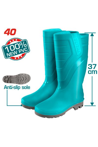 TOTAL 40 rubber workers' boots
