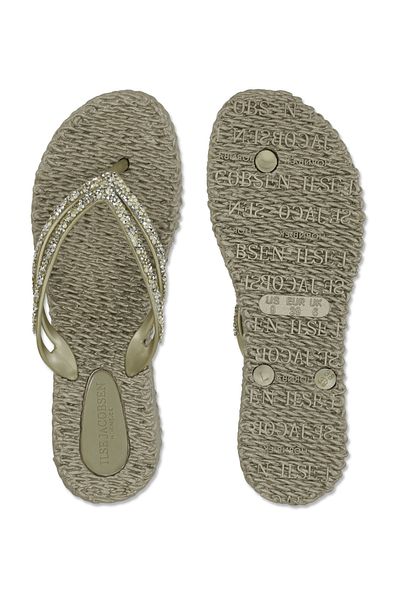 Ilse Jacobsen Platinum Cheerful15 - Platinum Platform Flip Flops